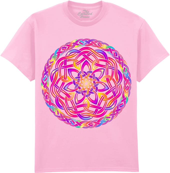 Tropical Celtic Knot The Coloured House T-shirt S