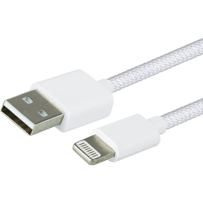 Kabel Green Mouse USB-A to Lightning data Woven 2m