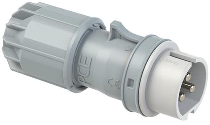CEE - contactstop 16A - 3 polig - wit - IP44 - voor 42V toepassingen