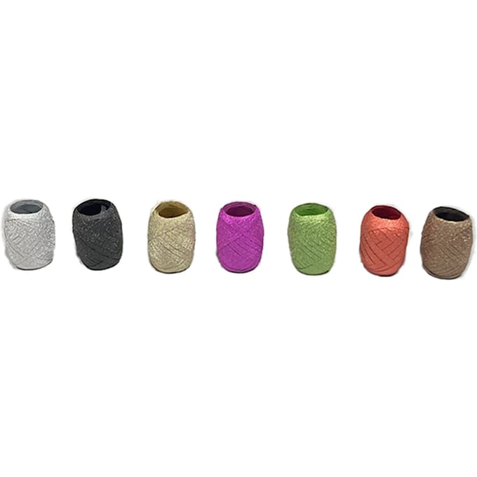 Polyband Haza glitter set 8 kleuren
