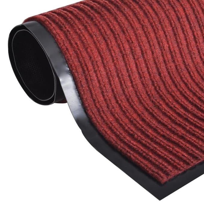 vidaXL - Deurmat - 120x180 - cm - PVC - rood