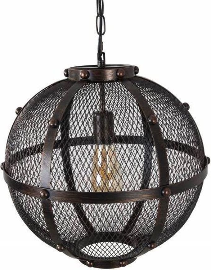 Hanglamp Smeedijzer Zwart - Scaldare Acceglio
