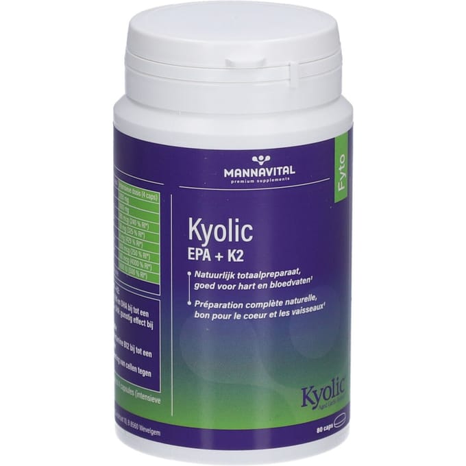 Mannavital Kyolic EPA & K2 80 Capsules