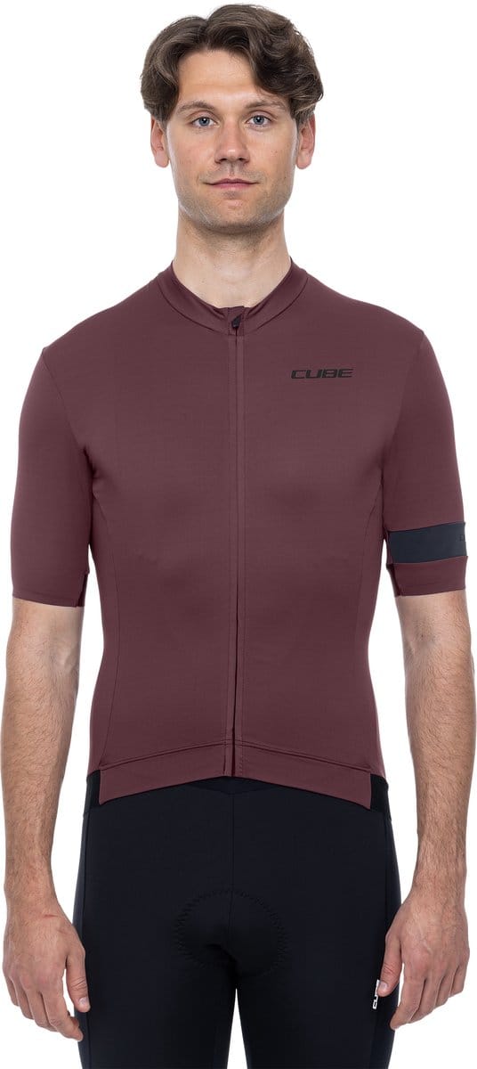 CUBE Fietsshirt BLACKLINE JERSEY S/S DARK RED M