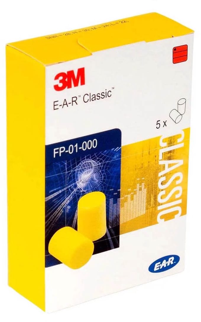 Schuim oordopjes 3M EAR Klassiek,