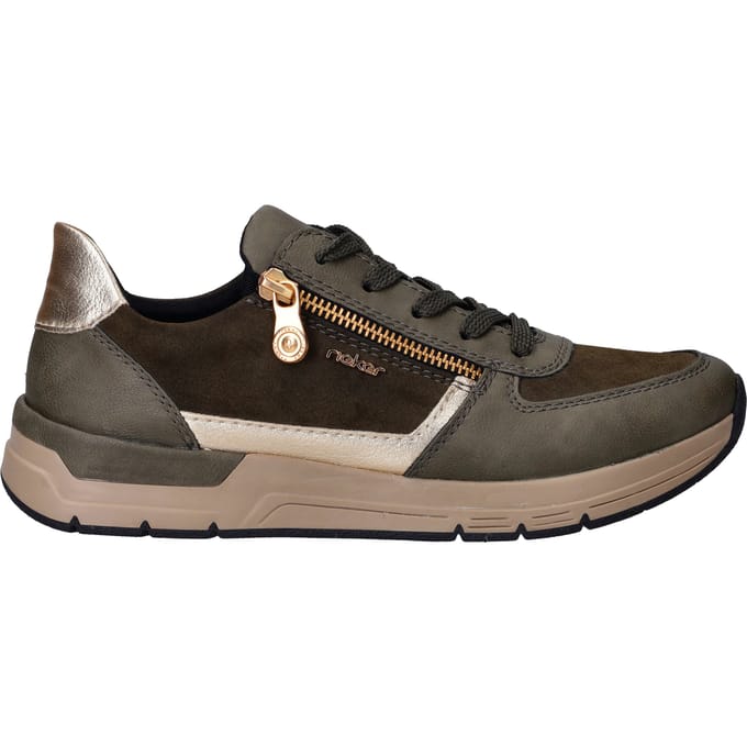 Rieker Sneakers - Dames - Groen - Maat:36