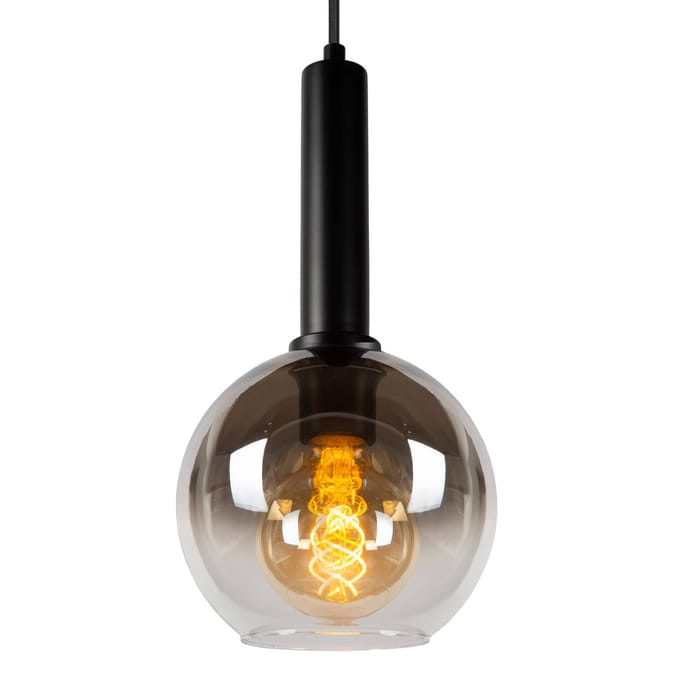 Lucide MARIUS - Hanglamp - Ø 30 cm - 1xE27 - Zwart