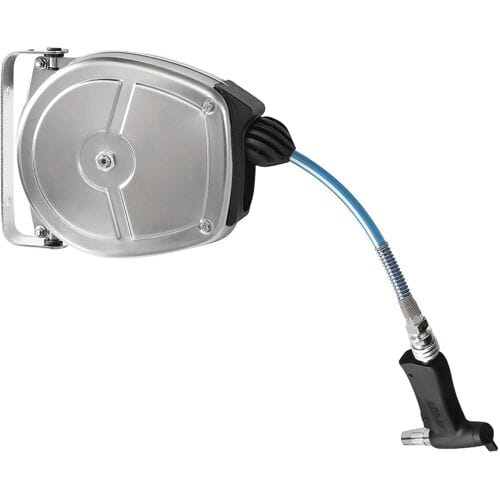 GGM Gastro Schlauchaufroller - 5m - mit Gehäuse, Waschbrause & Nito-Pistole