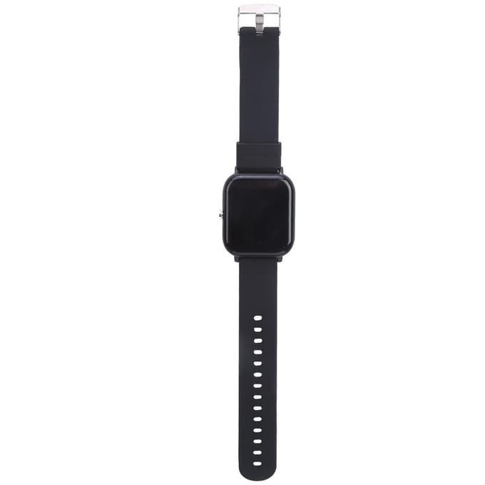 P8 Slim Sportarmband Gezondheidsmanagement Horloge Multifunctioneel Smartwatch Touchscreen black