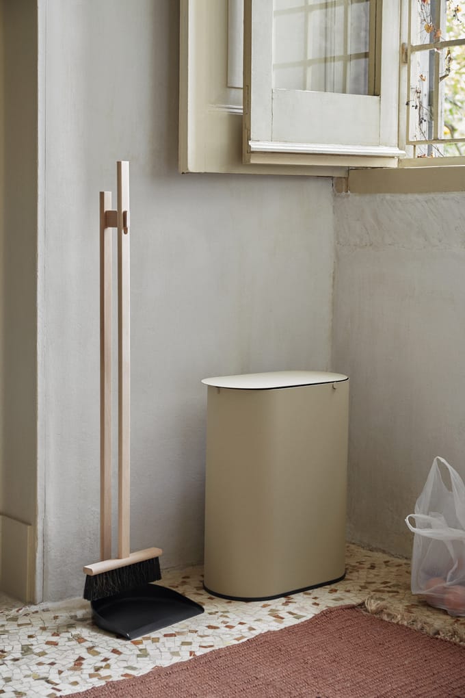 Ferm Living Enkel Vuilnisbak - cashmere - medium
