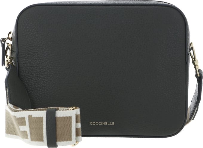 COCCINELLE Leren Schoudertas Tebe Crossover Bag Alga Donkergroen