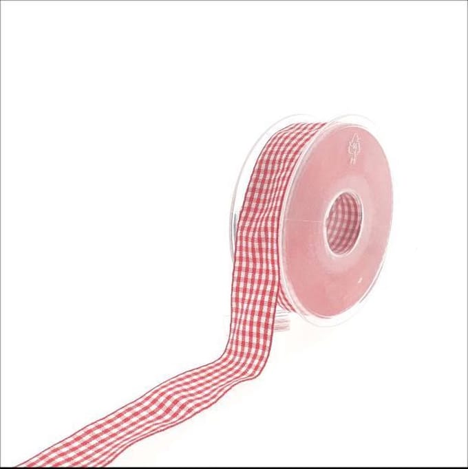 Premium Ruit Lint - Rood - 20 meter x 25 mm - Brabants Bontje