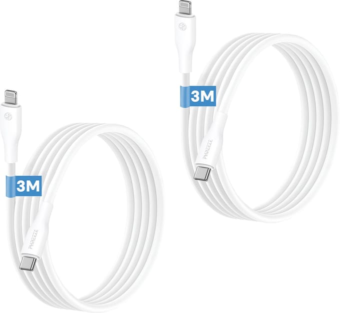 Kabel geschikt voor iPhone - Lightning naar Usb C - 3m lang