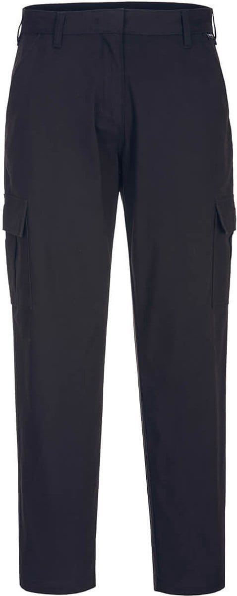 Portwest Dames Stretch Cargo Broek S233 - Zwart - 40