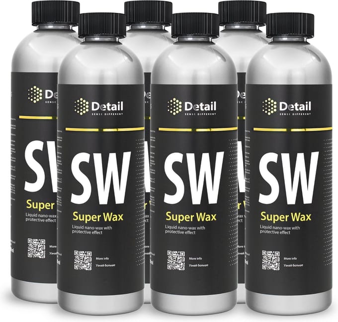 Detail Sense Different SC Super Wax - auto wax - 6 x 500ml - nano-wax