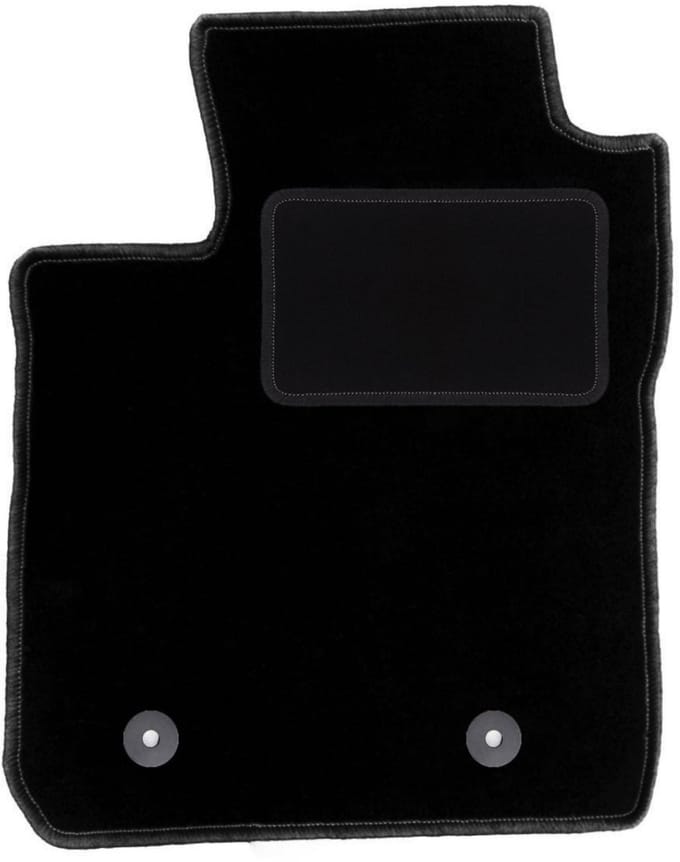 Bestuurdersmat zwart voor: Ford EcoSport MK2 crossover (2012-2017)