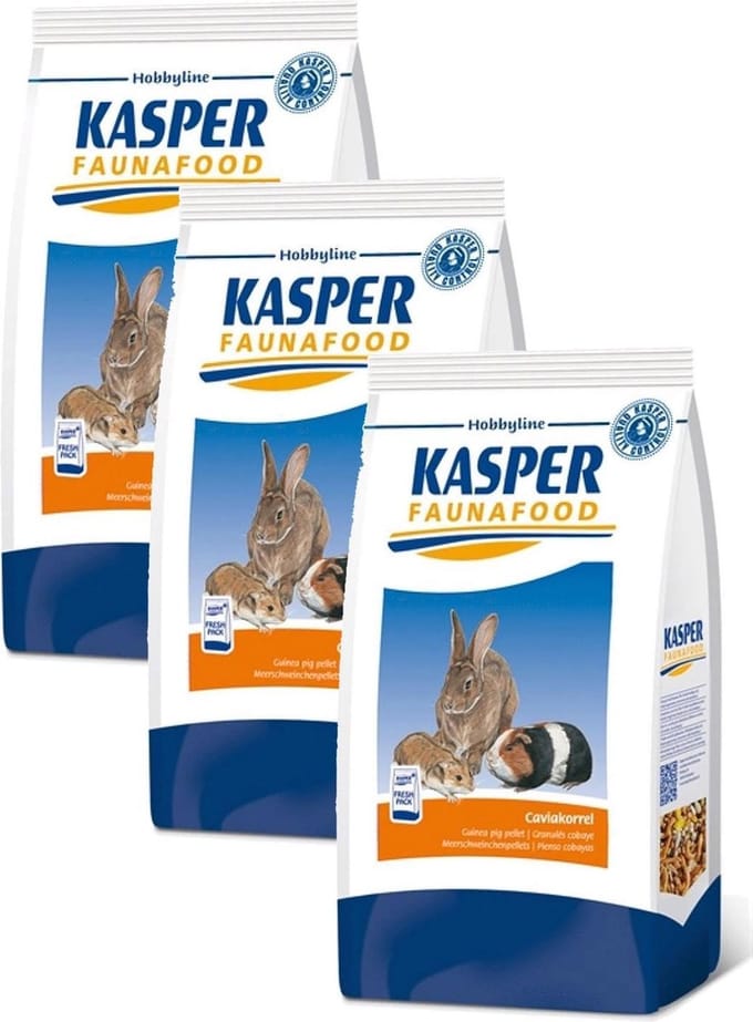 Kasper Faunafood Caviakorrel - Caviavoer - 3 x 4 kg