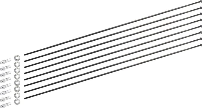 DT Swiss spaakkit PR1400 Dicut 21 disc brake voor+achter zwart