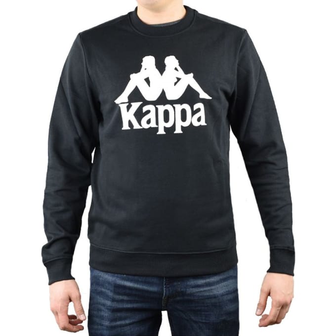Kappa Heren Sertum Rn Sweatshirt (Zwart)