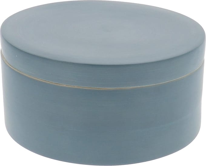 Compactor Opbergdoos Julie 16 X 8,5 Cm Bamboe Petrolblauw