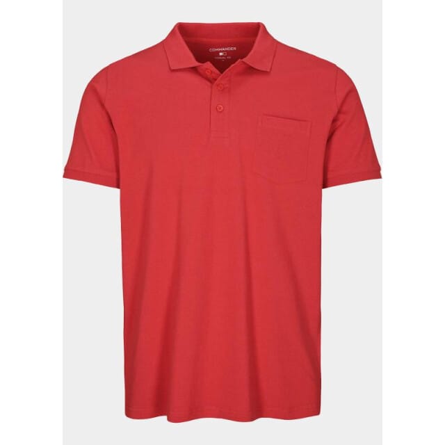 Commander flag Polo heren Rood 214008358/401