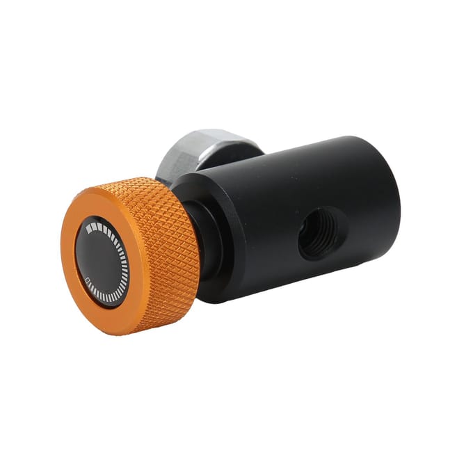 CO2 Navuladapter Connector Ventiel ASA met 3000psi Manometer Soda Accessoire