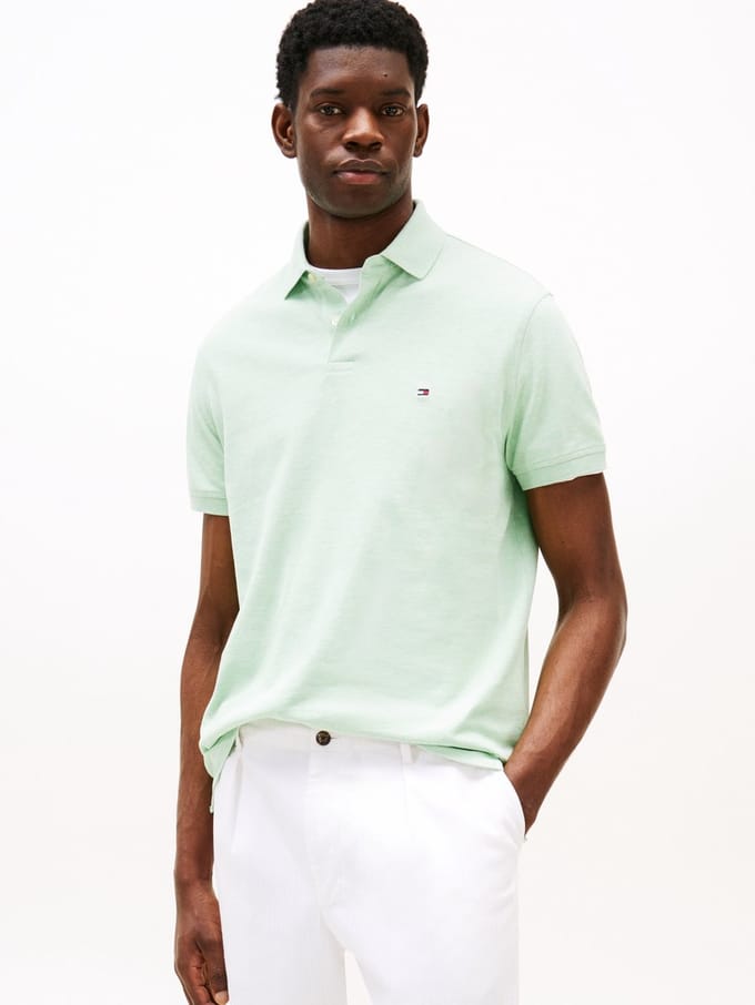 Tommy Hilfiger poloshirt korte mouw groen