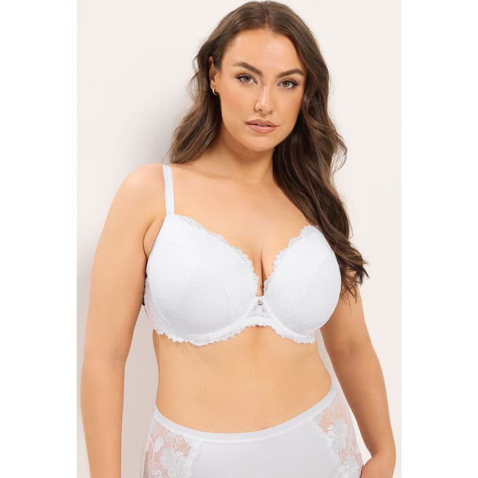 Yours Witte Anjabeha Met Kant En Vulling Size 85F