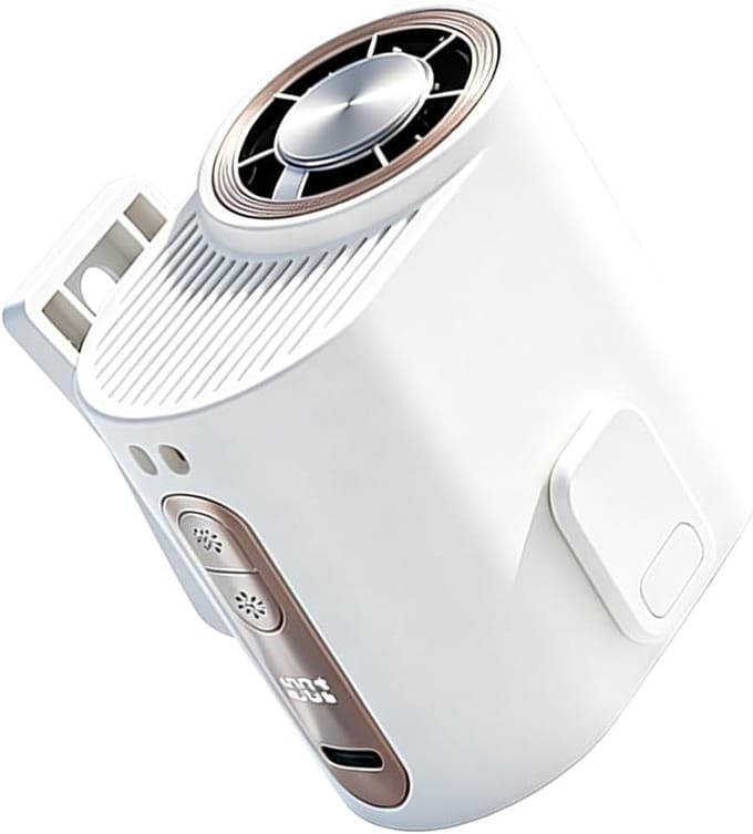 VHV - Clipventilator - clipventilator usb oplaadbaar - USB oplaadbaar, stil, met klem, handsfree - voor bureau, kinderwagen, camping