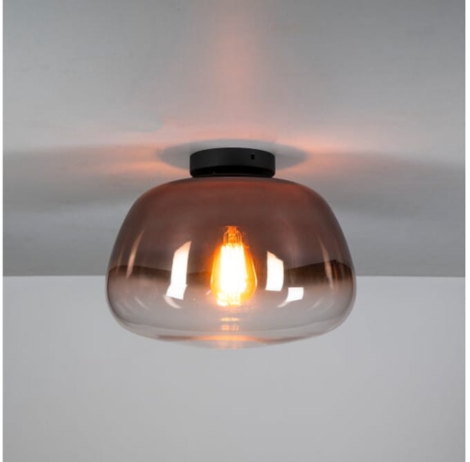 Plafondlamp Pulse Shaded 1L - Koper glas