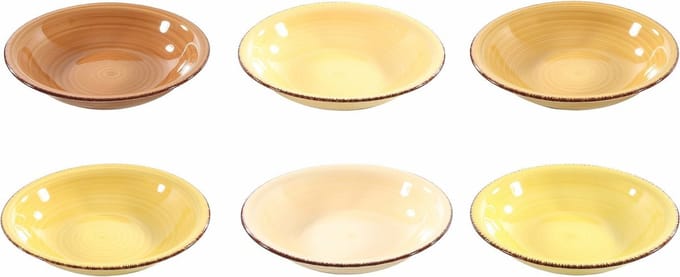 Studio Tavola Diepe Borden Sunny Fall ø 21 cm - 6 stuks