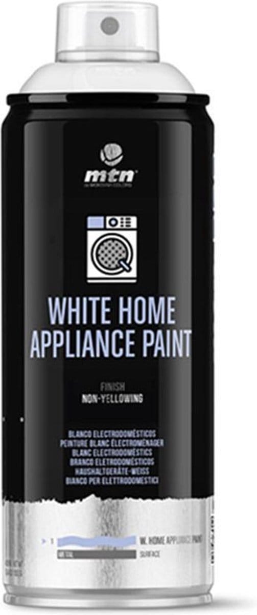 MTN Pro Witgoed Spuitverf  - Witte spuitverf voor witgoed apparaten zoals wasmachine, droger, koelkast, etc