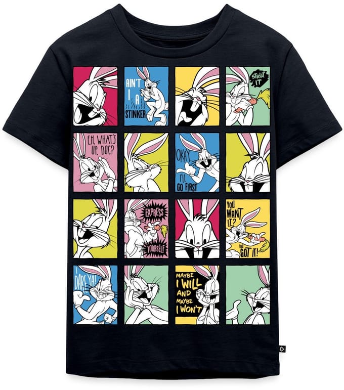 Looney Tunes Bugs Bunny Tiles Premium T Shirt Kinderen