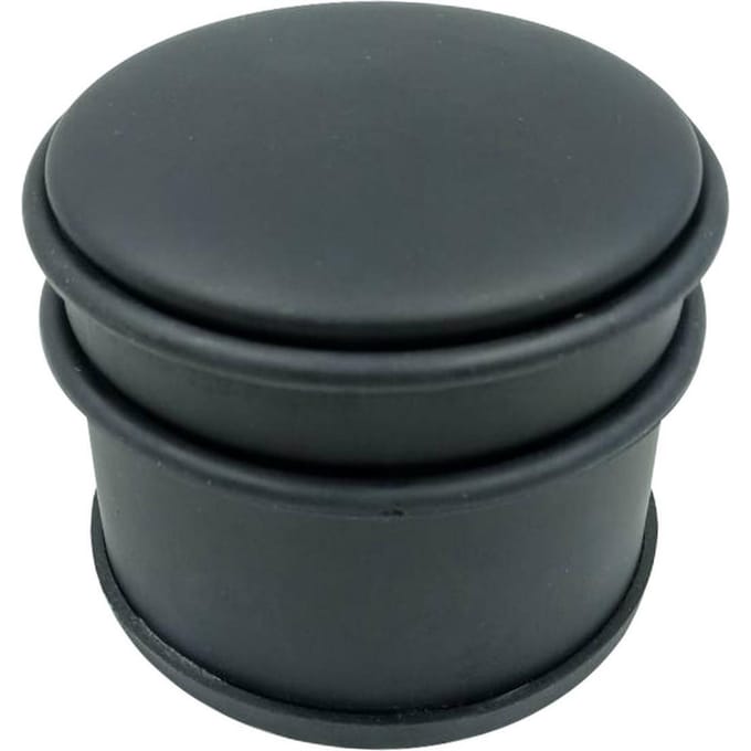 Svenska Living Deurstopper - rond - mat zwart - 10 x 8 cm - 1 kg