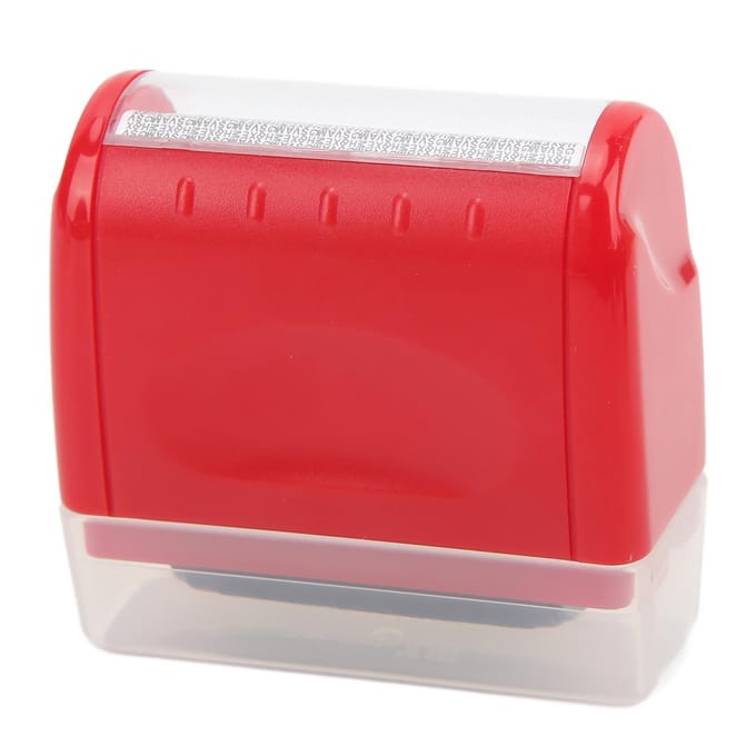 Vertrouwelijk Stempel Gevoelig voor Licht Roller Afneembaar Raam Kleine Behuizing Identiteitsbescherming Roller L Size