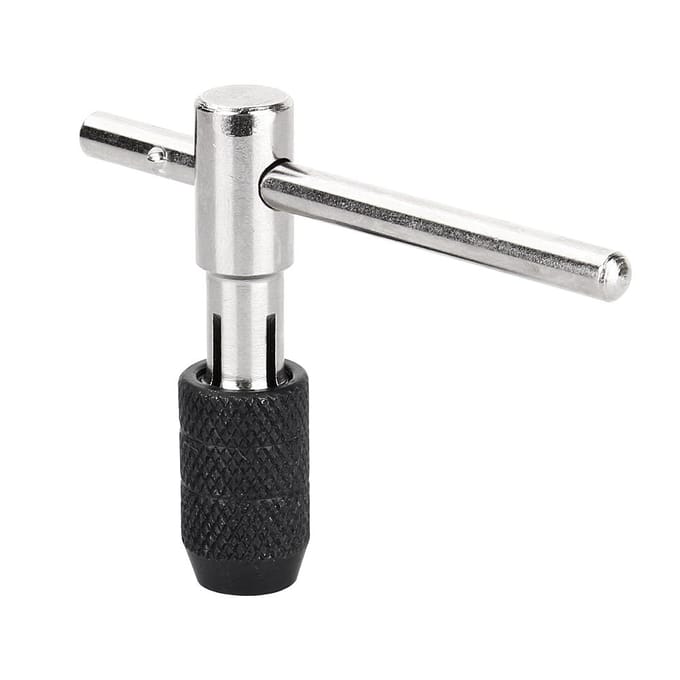 T-handvat Tapkruk Chuck Type Capaciteit M3 M6 18  14   Draadsnijgereedschap white
