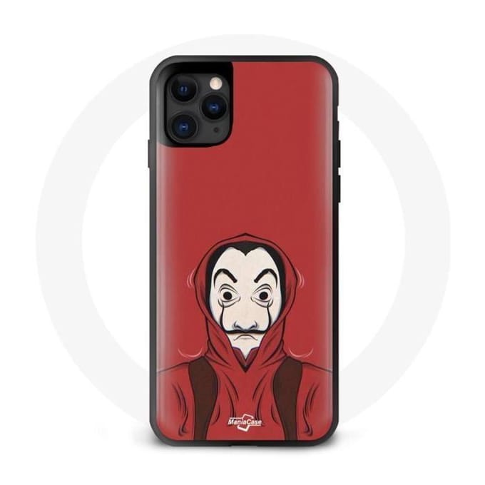 Coque Iphone 12 La casa de Papel Masque Dali