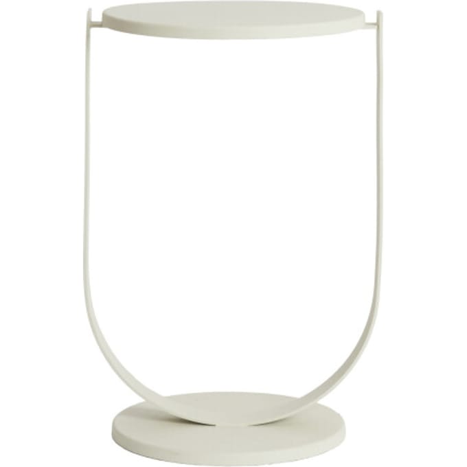 Light & Living Bijzettafel Triana - Wit - Ø45x65.5cm - Modern