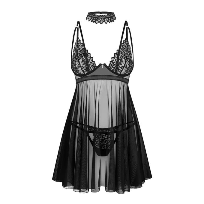 'Donarella' - Babydoll, 3-delig