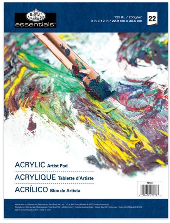 R&L Oil & Acrylic Artist Pad - 22 Sheets