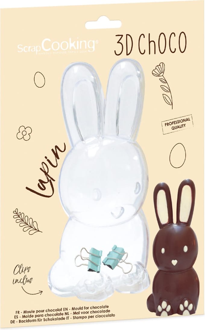 ScrapCooking 3D Chocolade Mal Konijn