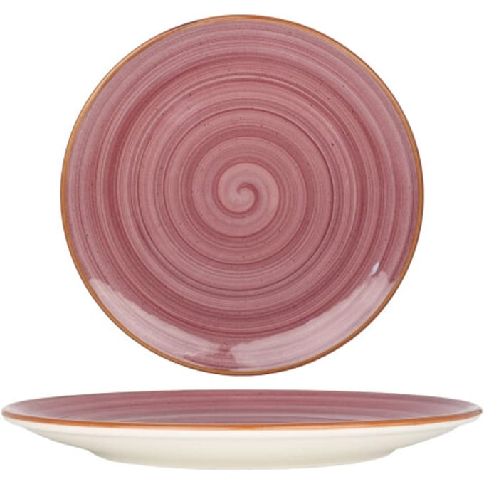 Bonna Dinerbord - Aura Blackberry - Porselein - 27 cm - set van 6