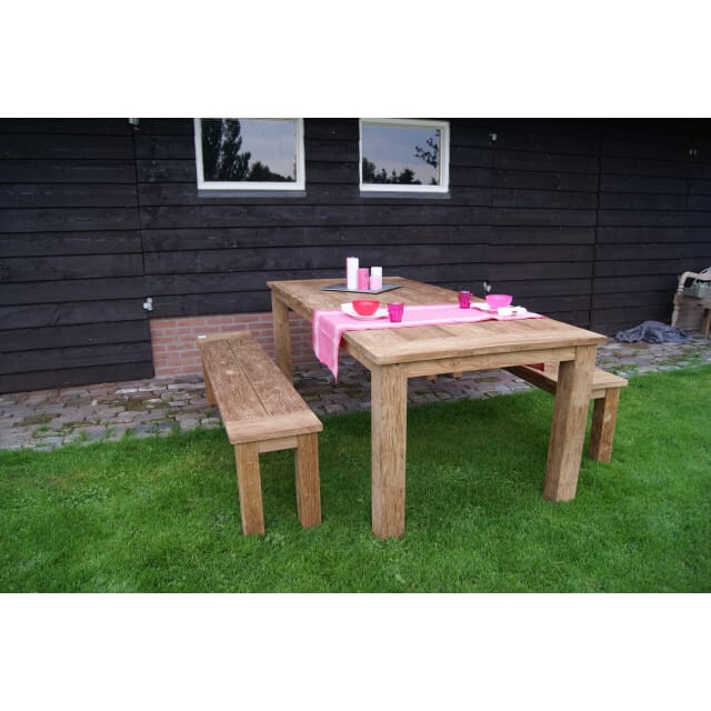 Livingfurn tuintafel table evoy 100x240x78 teakhout