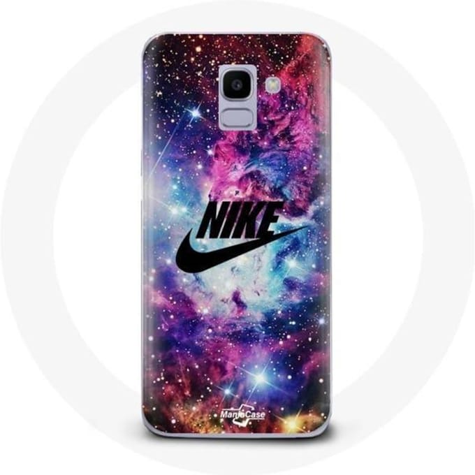 Coque pour Samsung Galaxy A6 2018 Nike Logo Espace Coloré