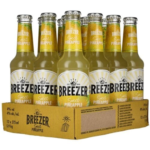 Bacardi Breezer Sweet Pineapple 4% Vol. 12x0,275l