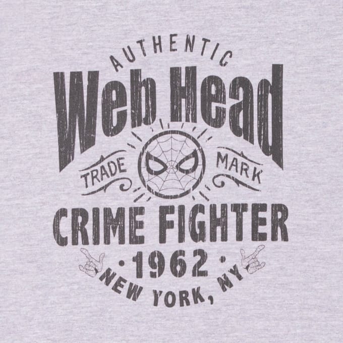 Marvel Web Head Crime Fighter Kids' Sweatshirt - Grey - 146/152 (11-12 jaar)