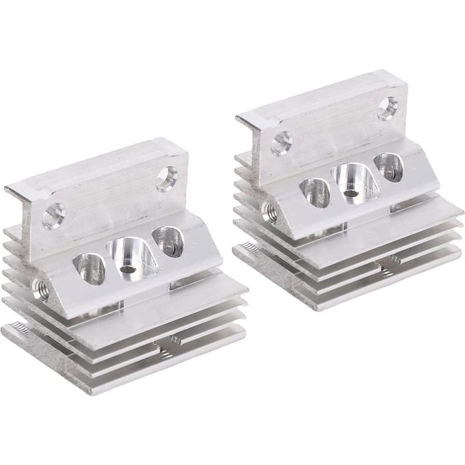 2 stuks 3D-printer Hotend Heatsink Aluminiumlegering Heatsink Koelblok Vervanging voor K1 K1 white