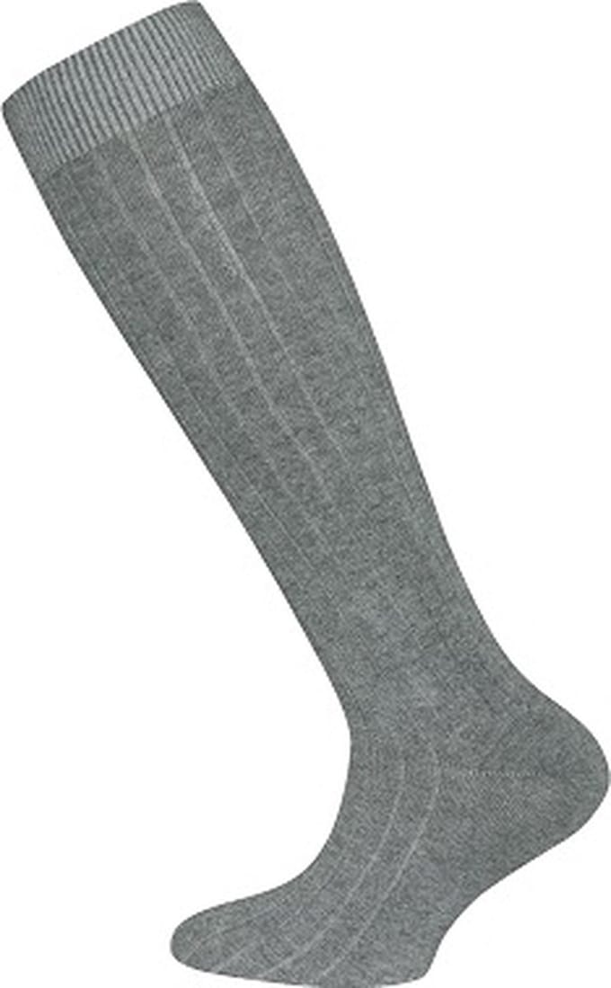 Ewers Kniekous Rib Grey Melee 18-19