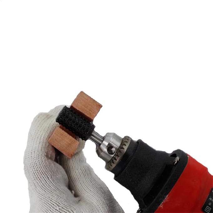 10 STKS Rasp Vijl Boor Bits Rasp Set Boor Slijpmachine Boor Rasp Voor Houtbewerking Snijgereedschap 1/4 zwart