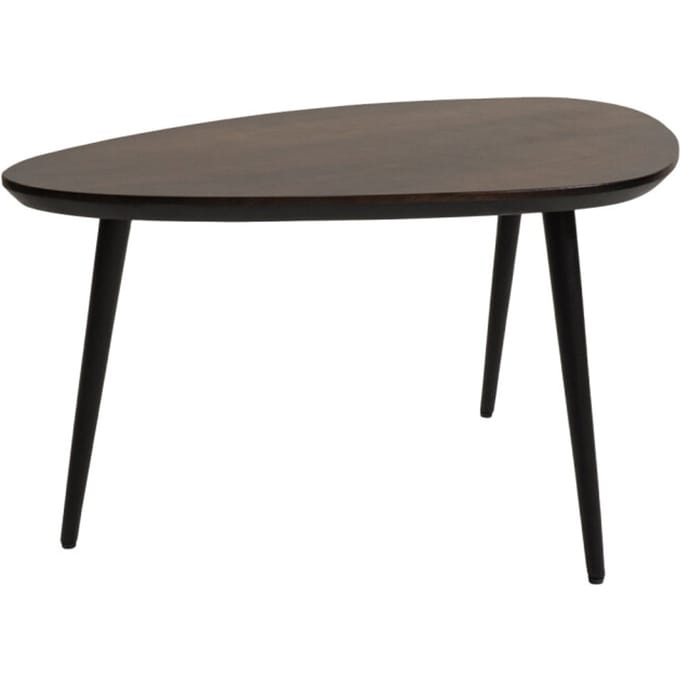 Salontafel Manon Bruin 80 x 50 cm - Organisch - Japandi